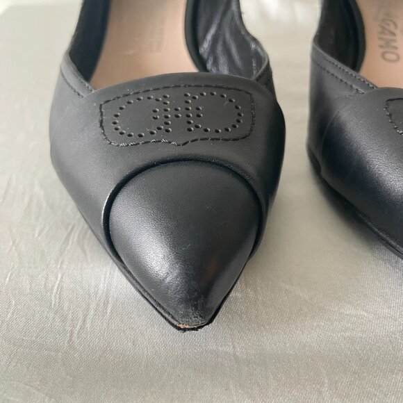 Salvatore Ferragamo 2inch kitten heels Black - Picture 5 of 7